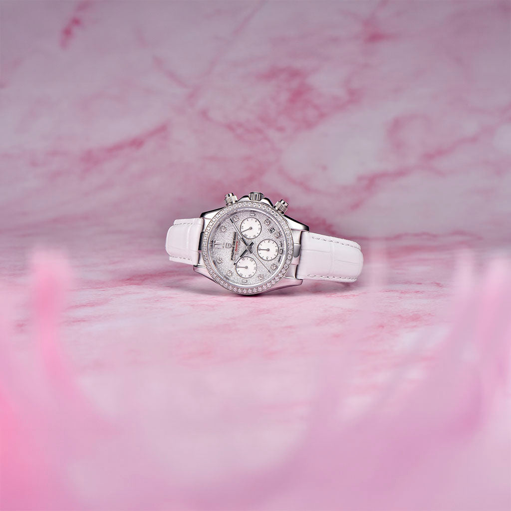 Relógio Feminino Pagani Design Daisy White
