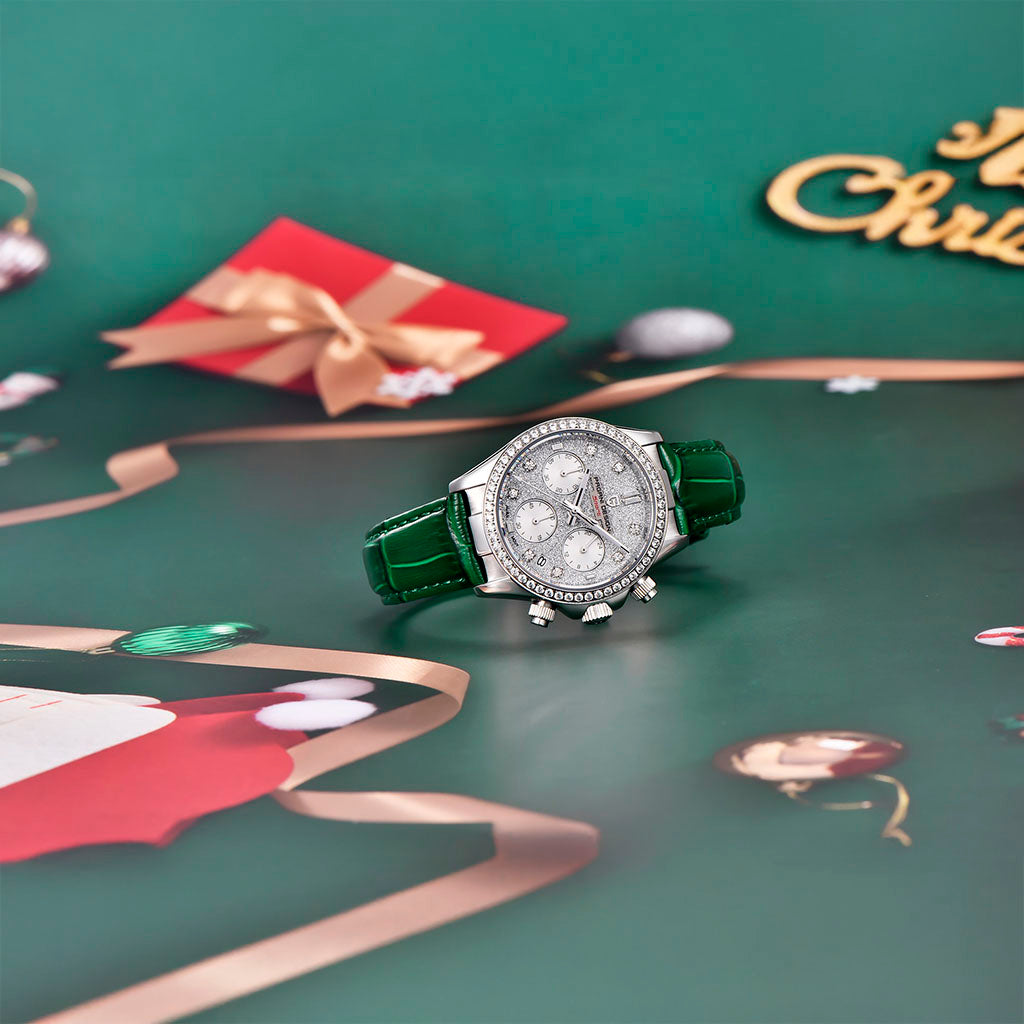 Relógio Feminino Pagani Design Daisy Green