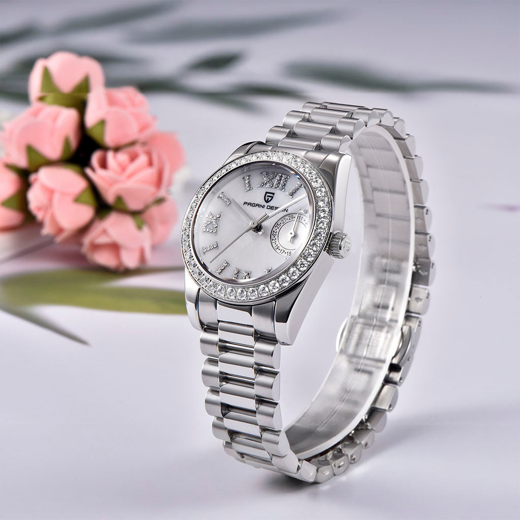 Relógio Feminino Pagani Design Lily White