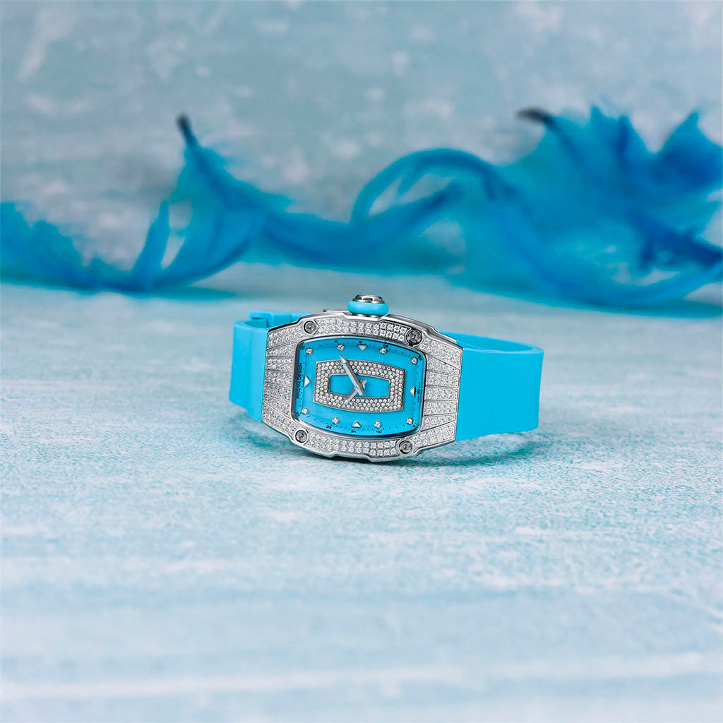 Relógio Feminino Pagani Design Marigold Blue Silver