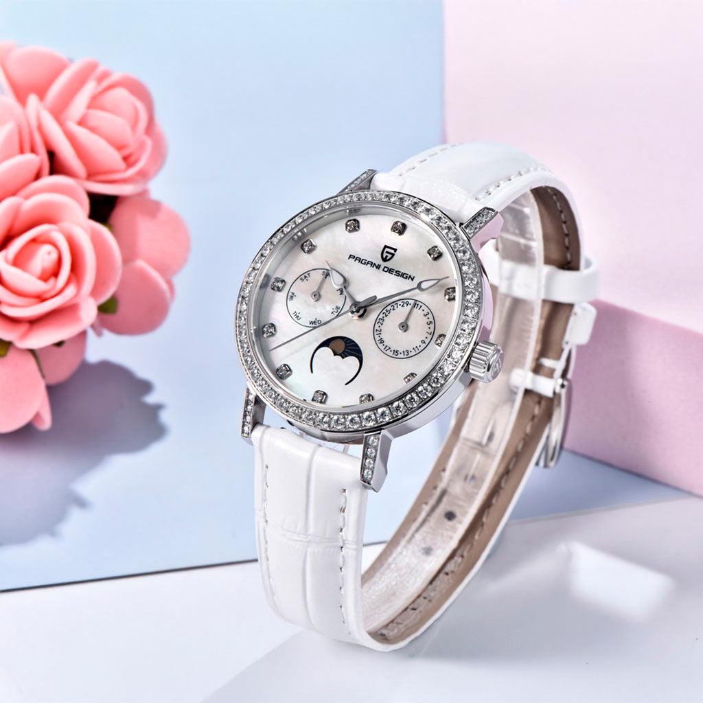 Relógio Feminino Pagani Design Orchid White