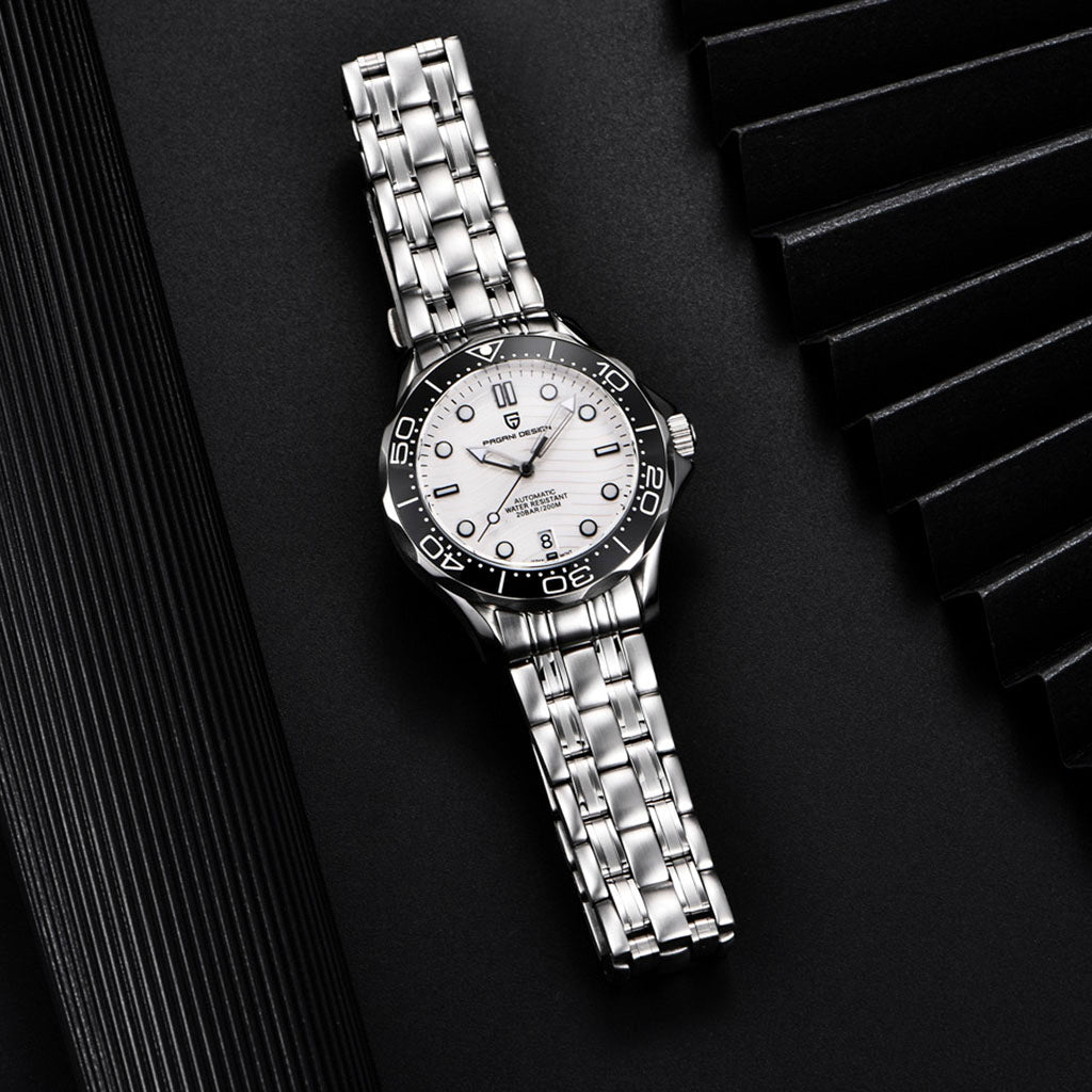 Pagani Design Veracius White Pulseira de Aço