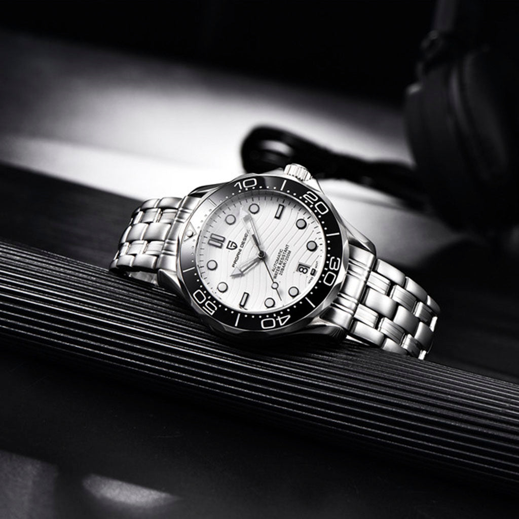 Pagani Design Veracius White Pulseira de Aço