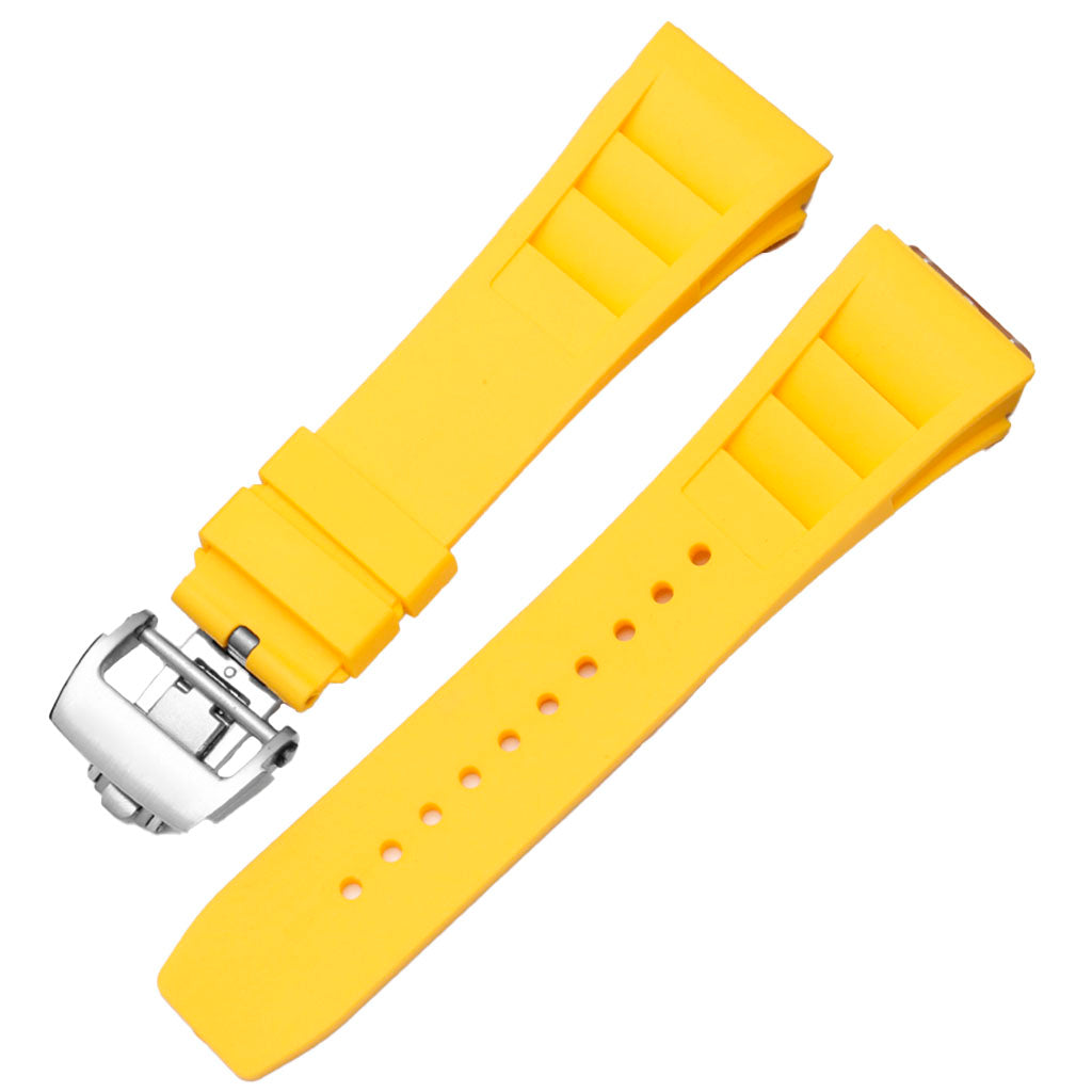 Pulseira Amarela Borracha compatível com Pagani Design Birmingham
