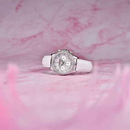 Relógio Feminino Pagani Design Daisy White