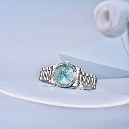 Relógio Feminino Pagani Design Lily Blue