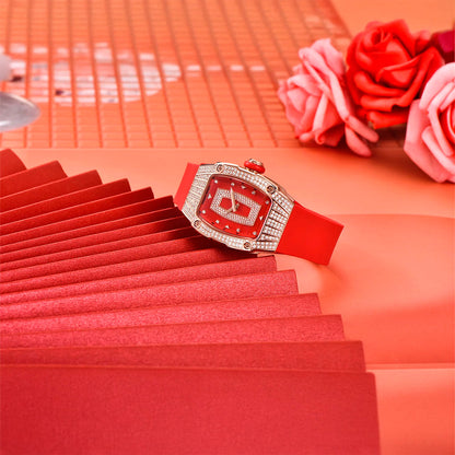 Relógio Feminino Pagani Design Marigold Red Gold