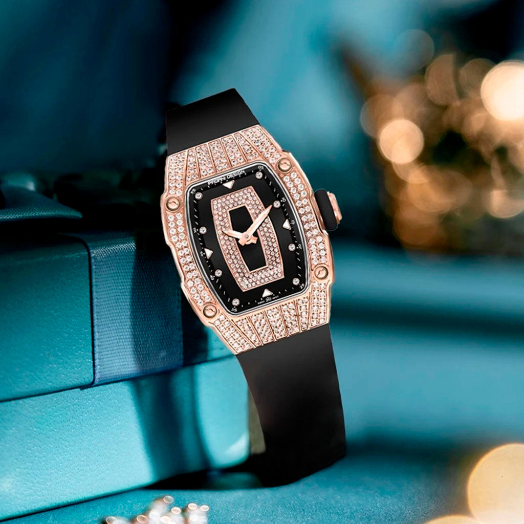 Relógio Feminino Pagani Design Marigold Black Gold