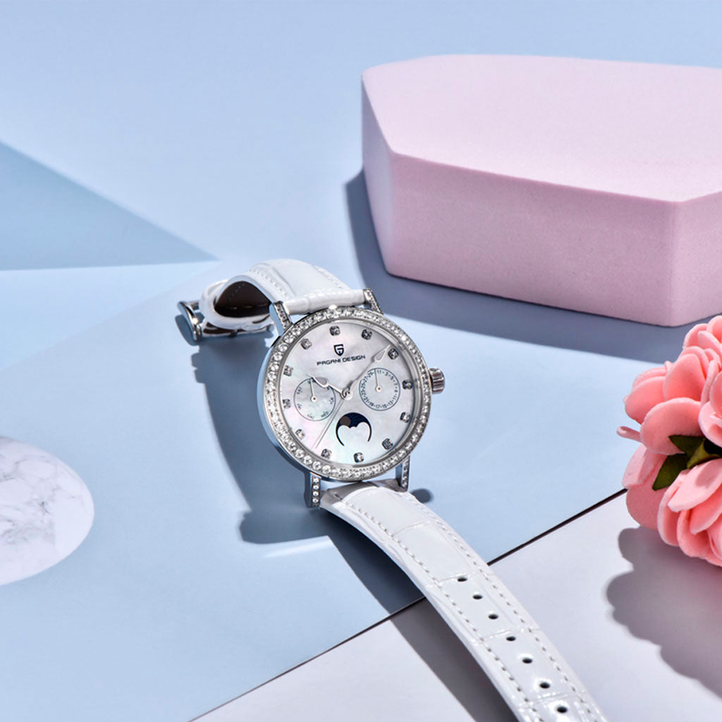 Relógio Feminino Pagani Design Orchid White