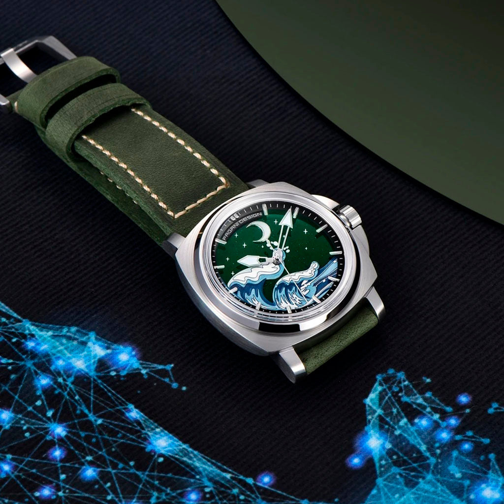 Pagani Design Wave Silver Green