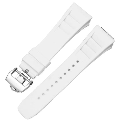 Pulseira Branca Borracha compatível com Pagani Design Birmingham