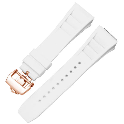Pulseira Branca Borracha compatível com Pagani Design Birmingham